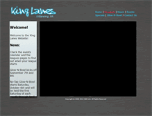 Tablet Screenshot of bowlkinglanes.com